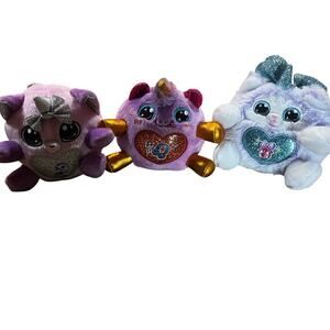 Zuru Rainbocorns 4" Plush Stuffed Animal Lot of 3